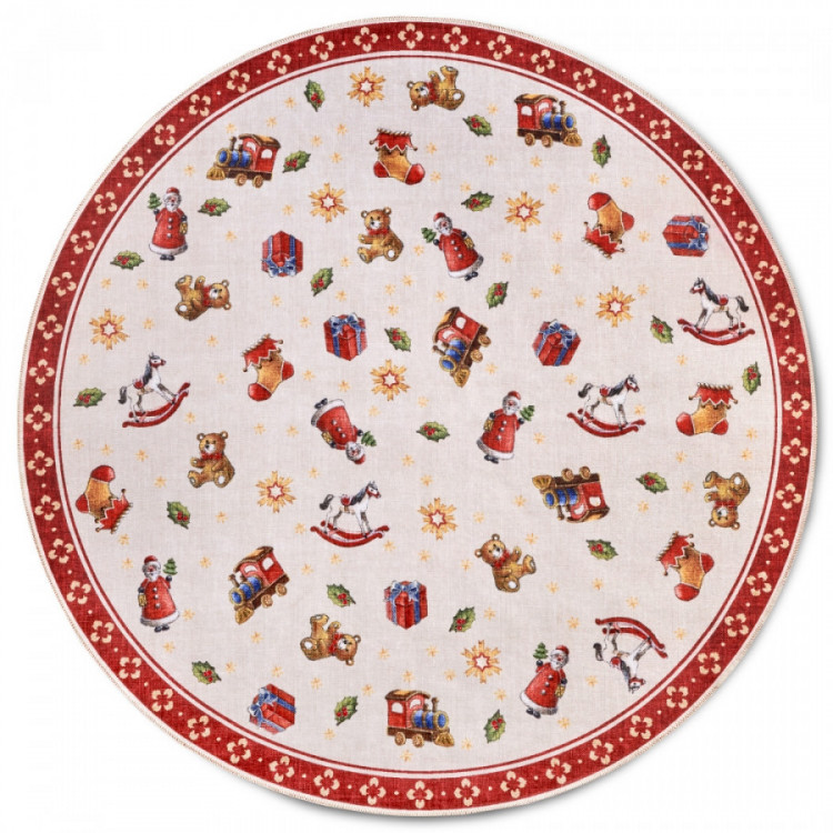 Kusový koberec Villeroy & Boch 106192 Red, Multicolor kruh č.1