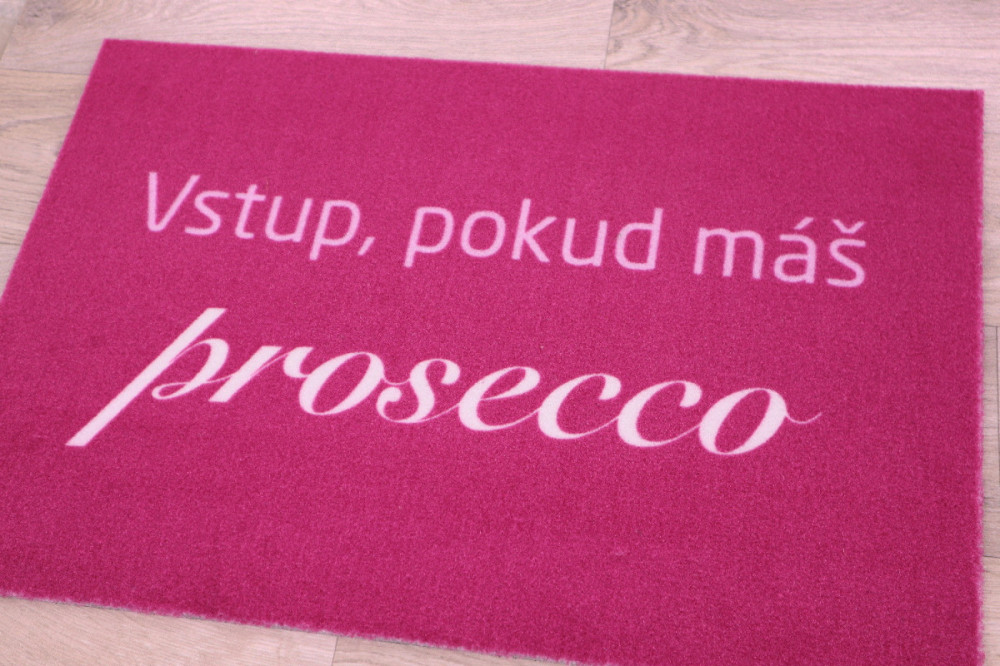 Rohožka Vstup pokud máš Prosecco 40x60 cm č.5