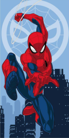 Dětská osuška SPIDERMAN JUMP 70x140 cm č.1