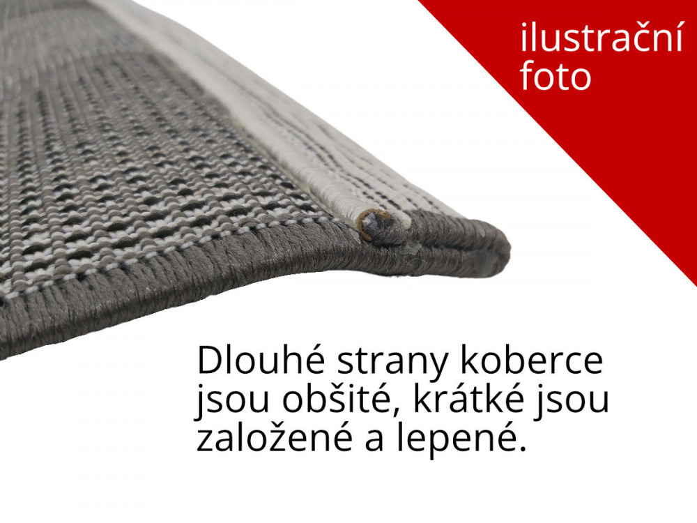 Kusový koberec Floorlux 20001 Silver/Black – na ven i na doma č.8