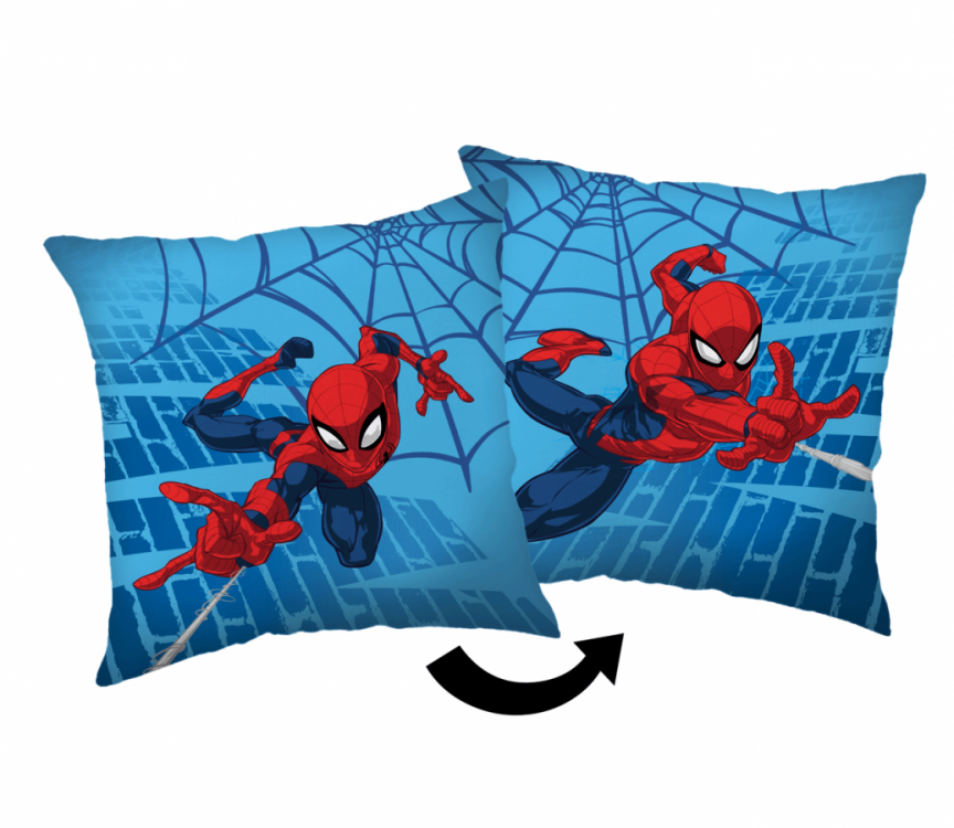 Polštářek micro fleece Spiderman 40 x 40 cm č.1