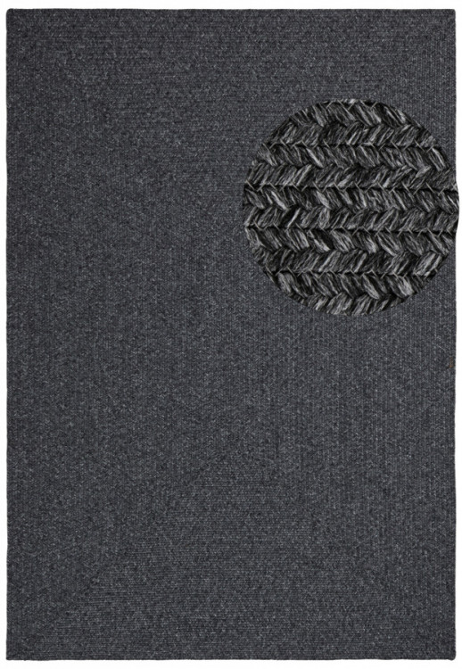 Kusový koberec Braided 105550 Dark Grey – na ven i na doma č.9