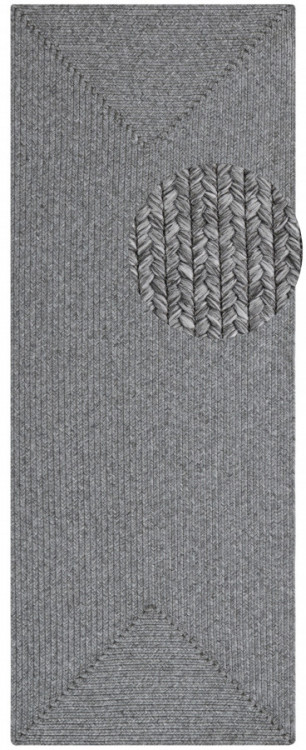 Kusový koberec Braided 105551 Light Grey – na ven i na doma č.9