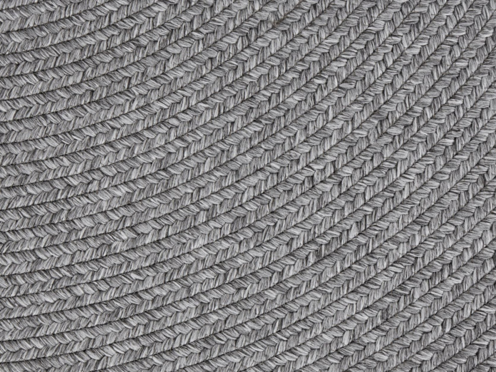 Kusový koberec Braided 105551 Light Grey kruh – na ven i na doma č.4