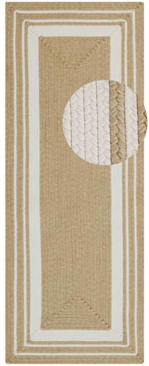 Kusový koberec Braided 105556 Creme Beige – na ven i na doma č.9