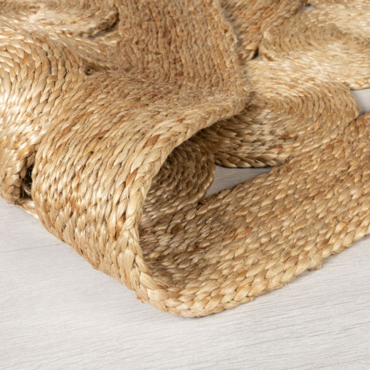 Kusový koberec Jute Arya Natural kruh č.2