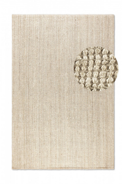 Kusový koberec Bouclé Jute 105973 Ivory White č.2