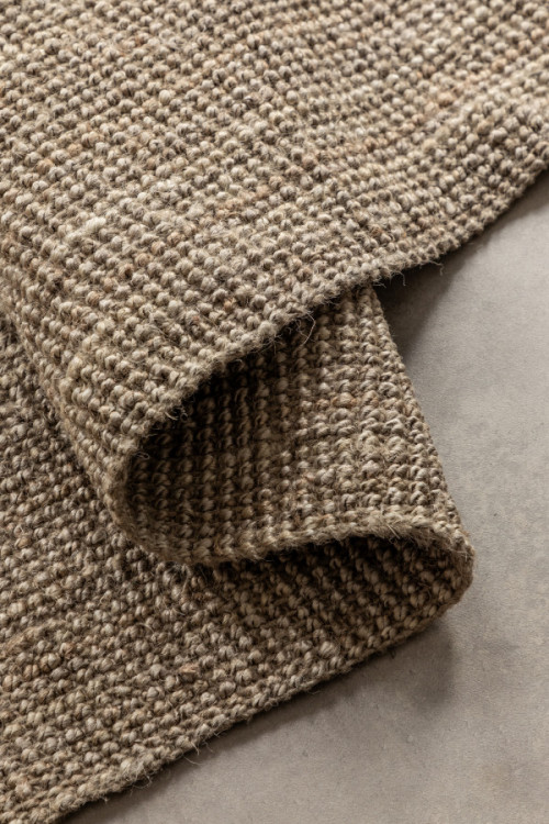 Běhoun Bouclé Jute 105975 Grey Brown č.3