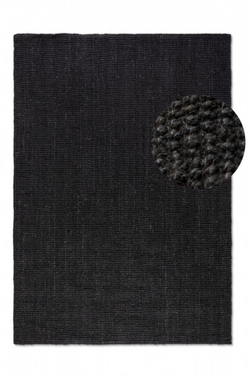 Kusový koberec Bouclé Jute 105976 Black č.3