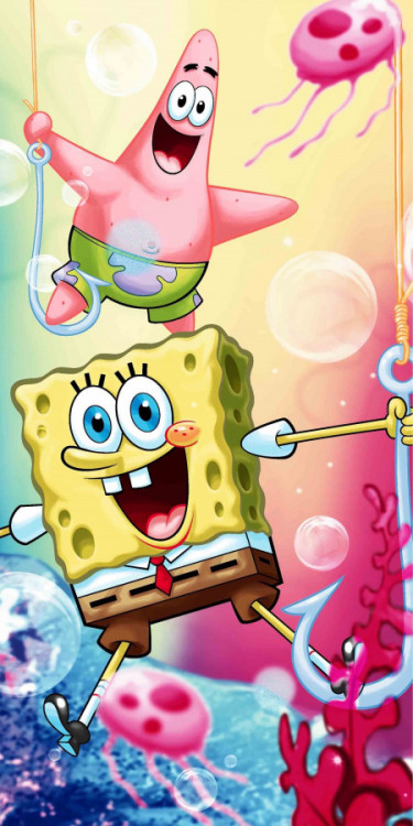 Dětská osuška SPONGE BOB 70x140 cm č.1