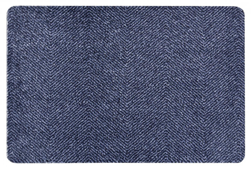 Rohožka Clean & Go 105348 Dark blue Black – na ven i na doma - na ven i na doma č.1