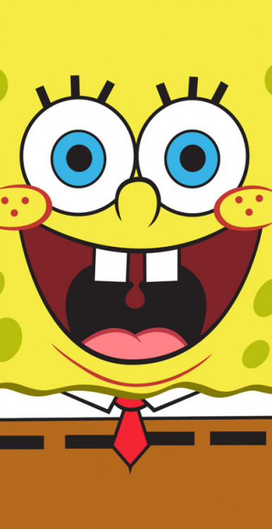 Dětská osuška Sponge Bob Face 70x140 cm č.1