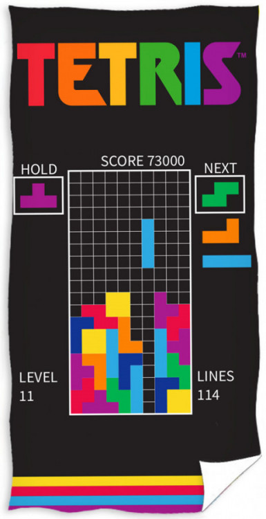 Dětská osuška Tetris level 70x140 cm č.1